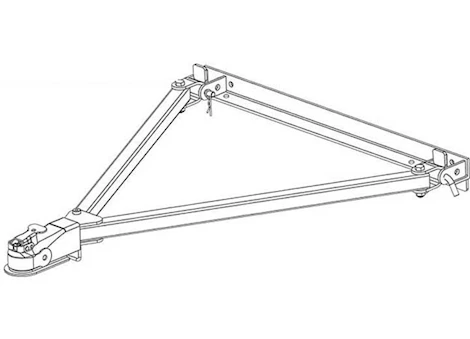 Roadmaster Tracker Tow Bar for 2" Ball - Vehicle-Mounted, 5,000 lb. Weight Capacity