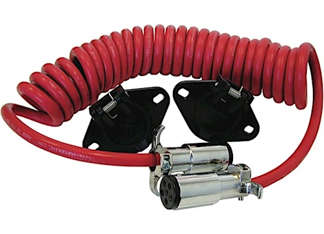 Roadmaster Flexo-Coil Wiring Kit - 6-Wire Flexo-Coil Cord with Plugs & Sockets