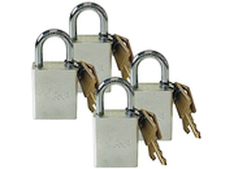 Roadmaster Padlocks for Quick-Disconnect - 4-Pack, Keyed Alike