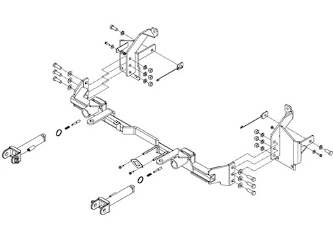 Roadmaster Inc 2023 LINCOLN CORSAIR 2.5L PLUG-IN HYBRID ENGINE CROSSBAR STYLE BASEPLATE BLACK