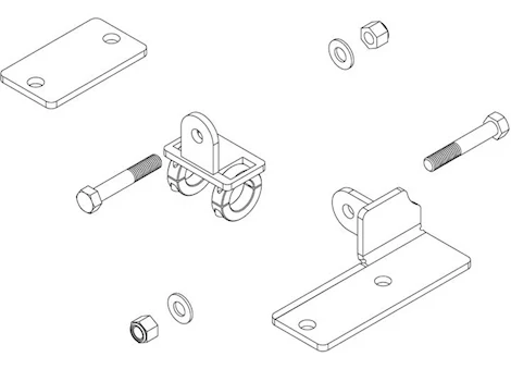 Roadmaster Inc JEEP WRANGLER JK EXACT CENTER BRACKET