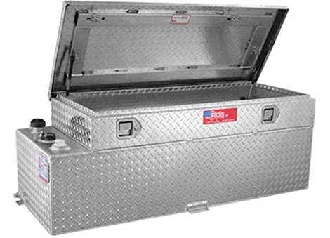 RDS 112gal transfer tank & toolbox combo w/g tnk 014381, aluminum, long bed only Main Image