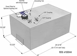 RDS General Purpose Fuel Tank - 18 Gallon Capacity