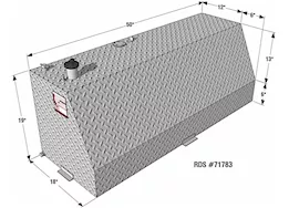 RDS Wedge Auxiliary Diesel Fuel Tank - 63 Gallon Capacity