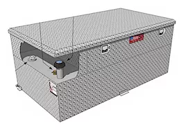 RDS Transfer Fuel Tank & Toolbox Combo with Pump - 90 Gallon Capacity