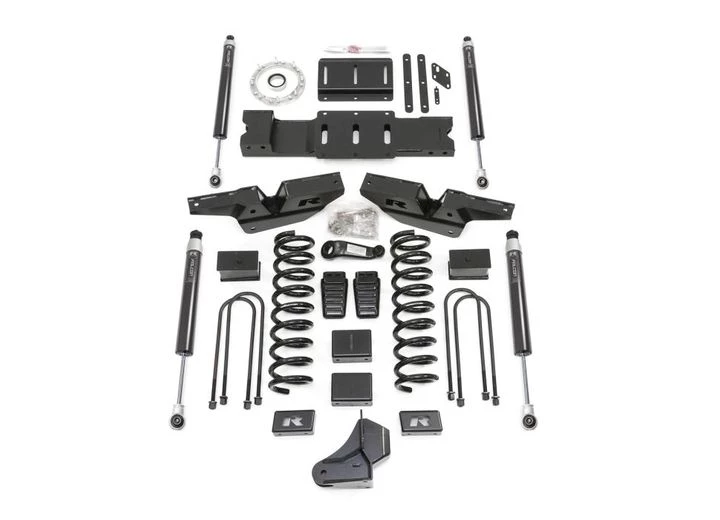 ReadyLift Suspension 19-c ram 3500 4wd 4.5in coil lift-frt/rr track bar brkt,frt coils/rr blocks,drop Main Image