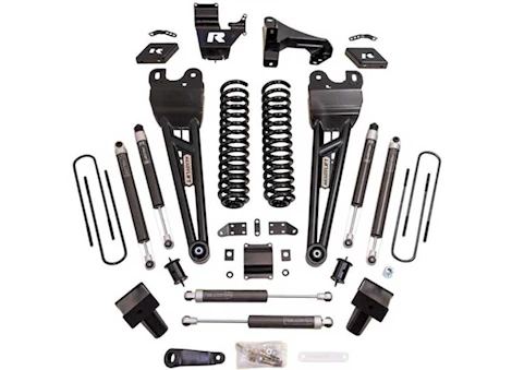 ReadyLift Suspension 23-C FORD 4WD 6IN COIL SPRING LIFT KIT W/FALCON 1.1 MONO SHKS/RADIUS ARMS/DUAL S