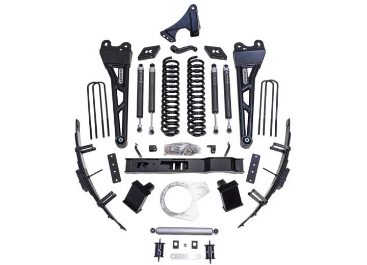 ReadyLift Suspension / Logiq Air 17-22 FORD 4WD 8.5IN LIFT KIT WITH FALCON SHOCKS, DUAL STEERING STABILIZER, AND