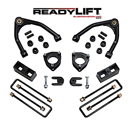 ReadyLift Suspension / Logiq Air 4IN SST LIFT KIT W/STEEL OE UPPER CONTROL ARMS W/O SHOCKS 07-16 CHEVY/GMC 1500 RWD