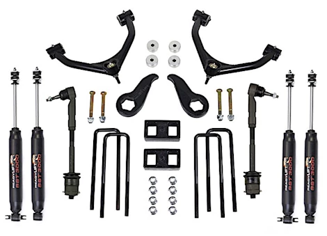 ReadyLift Suspension 3.5IN SST LIFT KIT FRONT W/2IN REAR W/UPPER CONTROL ARMS W/SHOCKS 11-19 CHEVY/GMC 3500HD/3500
