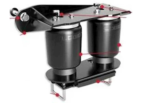 ReadyLift Suspension 11-19 GM 2500/3500 (WITH OVERLOAD SPRINGS) READYAIR LOAD LEVELING HELPER SPRING