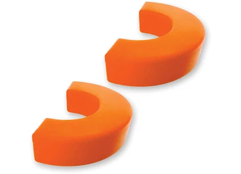 Recon Truck Accessories 20-C SIERRA 1500 TOW HOOK SILICONE COVERS 2 PC SET ORANGE