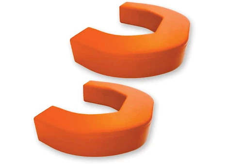 Recon Truck Accessories 21-C RAM 2500/3500 TOW HOOK SILICONE COVERS 2 PC SET ORANGE