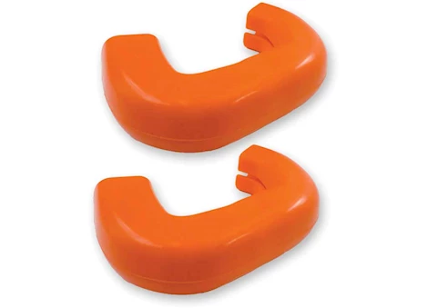 Recon Truck Accessories 20-C SIERRA 1500 TOW HOOK SILICONE COVERS 2 PC SET ORANGE