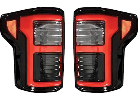 Recon Truck Accessories 15-17 F150/17-19 RAPTOR LED TAILLIGHTS-SMOKED LENS DRIVER/PASSENGER