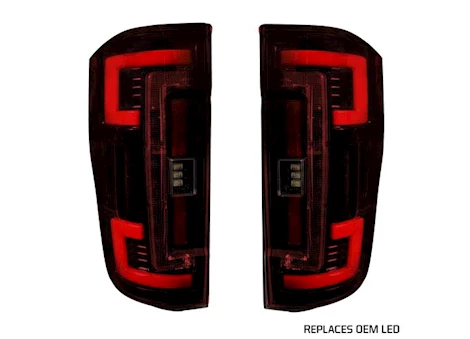 Recon Truck Accessories 17-19 F250/F350/F450/F550 (REP OEM LED STYLE TLS W BLIND SPOT WARNING SYSTEM)OLE