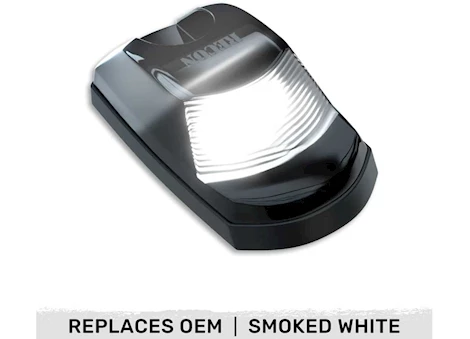 Recon Truck Accessories 17-22 F250/F350/F450 SUPERDUTY (1 PC) SMOKED CAB ROOF LIGHT LENS W/WHITE LED