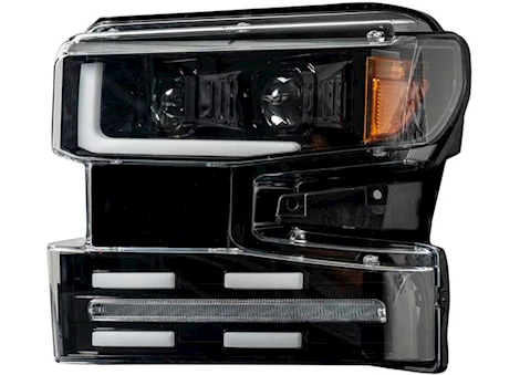 Recon Truck Accessories 19-c silverado 1500 halogen oem repl headlights smoked Main Image