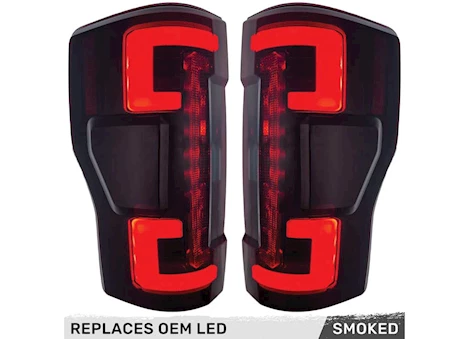 Recon Truck Accessories 20-C F250/F350/F450/F550 SUPERDUTY OLED TAIL LIGHTS SMOKED LENS