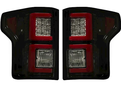 Recon Truck Accessories 18-C F150(REPLACES OEM LED STYLE TAIL LIGHTS)OLED TAIL LIGHTS-SMOKED LENS