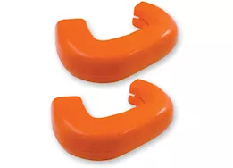 Recon Truck Accessories 20-c sierra 1500 tow hook silicone covers 2 pc set orange