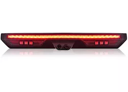 Recon Truck Accessories 19-21 silverado/sierra 1500/20-21 2500/3500 red led brake light kit smoked lens