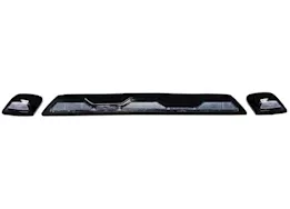 Recon Truck Accessories 20-c silverado/sierra clear cab roof light lens w/ led white inc wiring kit