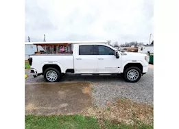 Recon Truck Accessories 20-c sierra 2500/3500 fender lenses(4pc) smoked lens w/black trim white led lights(sngl/dually)