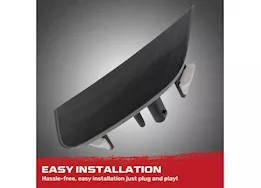 Recon Truck Accessories 21-c escalade/tahose/yukon led front fender lens w white leds - smoked lens