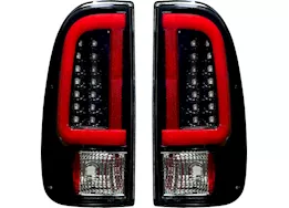 Recon Truck Accessories 08-16 f250/f350/f450/f550 oled tls with scanning oled turn signals-smoked lens
