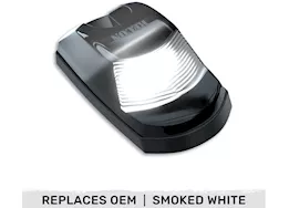 Recon Truck Accessories 17-22 f250/f350/f450 superduty (1 pc) smoked cab roof light lens w/white led