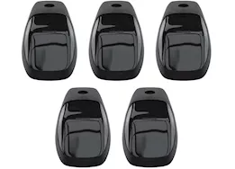 Recon Truck Accessories 19-c ram 2500/3500(5pc set)smoked cab roof kit w/white & amber strobe & running