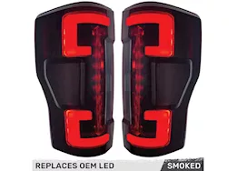 Recon Truck Accessories 20-c f250/f350/f450/f550 superduty oled tail lights smoked lens