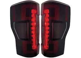 Recon Truck Accessories 20-c f250/f350/f450/f550 superduty oled tail lights smoked lens