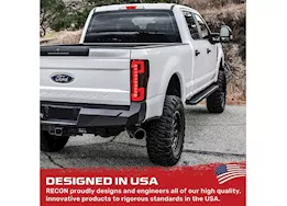 Recon Truck Accessories 20-c f250/f350/f450/f550 superduty oled tail lights smoked lens