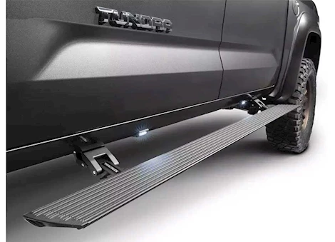 Go Rhino 24-C TACOMA DBLE CAB E1 ELECTRIC RUNNING BOARD KIT TEXTURED BLACK