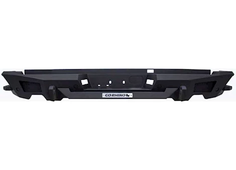 Go Rhino 19-C RAM 1500 FITS ALL CAB STYLES BR20.5 REAR BUMPER REPLACEMENT, BLACK