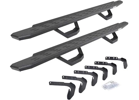 Go Rhino 99-16 F250/F350 SUPER DUTY RB30 RUNNING BOARDS W/MTING BRACKETS KIT BEDLINER COA