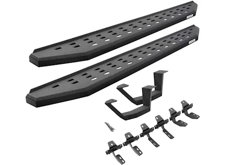 Go Rhino 18-C WRANGLER RB20 RUNNING BOARDS W/MOUNTING BRACKETS BEDLINER COATING