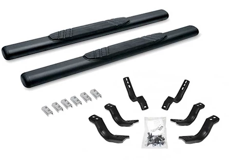 Go Rhino UNIVERSAL 4IN - 52IN LONG - BLACK SIDE BARS OE XTREME SIDESTEPS TEXTURED BLACK (BRKT SOLD SEP)