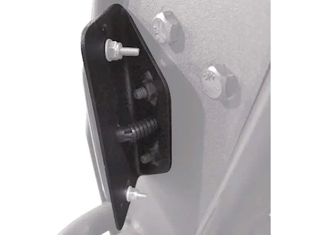 Go Rhino 45 DEGREE INTERSECTION LIGHT BRACKET STEEL TEXTURED BLACK(WHELEN ION)