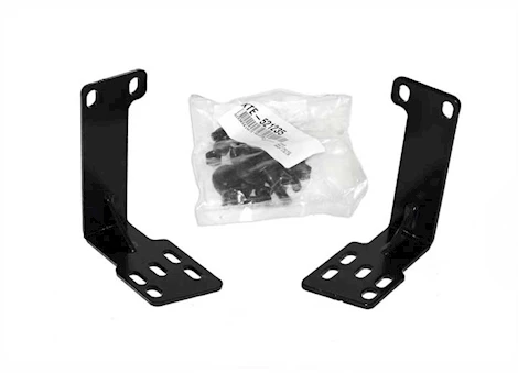 Go Rhino 02-05 RAM 1500/2500/3500 RHINO CHARGER - RC2 BRACKETS - BLACK