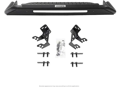 Go Rhino 16-23 TITAN XD RC3 LR LIGHT READY SKID PLATE BULL BAR W/MNTING BRKTS KIT TXTD BLACK