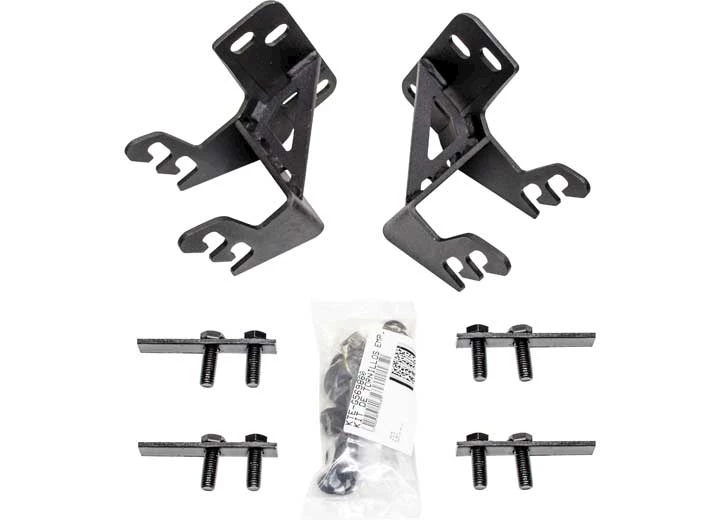 Go Rhino 11-16 f250/f350/f450 super duty rc3 and rc4 mounting brackets black Main Image