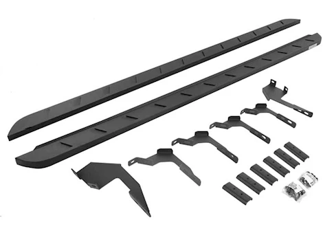 Go Rhino 19-C RANGER CREW CAB 80IN RB10 SLIM LINE RUNNING BOARDS TXT POWDER COAT COMPLETE SET