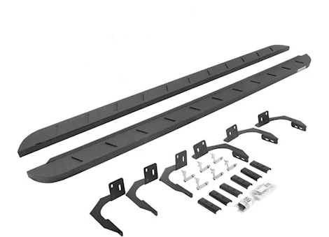 Go Rhino 09-14 ram 1500 quad(excl rebel trx)80in rb10 slim running boards bedliner coating complete set Main Image