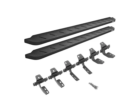 Go Rhino 21-C BRONCO 4DR RB10 RUNNING BOARDS-COMPLETE KIT:RB10 RUNNING BOARD+BRACKETS BED LIN