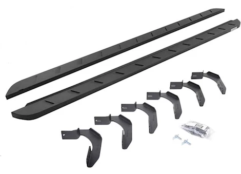 Go Rhino 04-14 f150 super crew 87in rb10 slim line running boards complete set Main Image