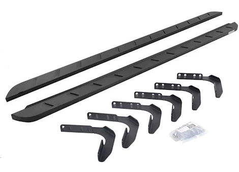 Go Rhino 99-16 F250/F350 SUPER CAB 80IN RB10 SLIM LINE RUNNING BOARDS TXT POWDER COAT COMPLETE SET