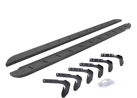 Go Rhino 99-16 F250/F350 CREW 87IN RB10 SLIM LINE RUNNING BOARDS COMPLETE SET